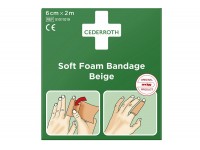 Bandaż piankowy beżowy Cederroth Soft Foam Bandage 6 cm x 2 m