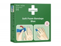 bandaż piankowy niebieski cederroth soft foam bandage 6 cm x 4,5 m cederroth plastry 17