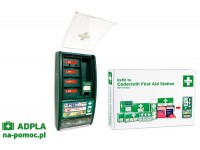 zestaw promo: defibrylator lifepak cr2 usb półautomatyczny + apteczka cederroth first aid station ref 51011026 gratis stryker defibrylatory lifepak 6