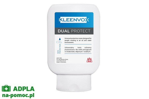 kleenvox dual protect 250ml - krem ochronny do skóry kleenvox higiena i ochrona skóry 2