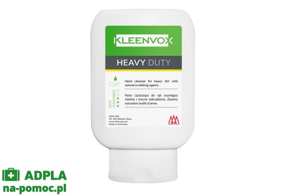kleenvox heavy duty 250ml - pasta do usuwania silnych zabrudzeń dłoni kleenvox higiena i ochrona skóry 2