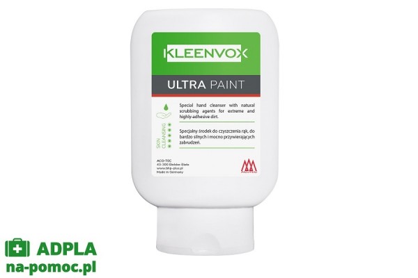 kleenvox ultra paint 250ml - specjalistyczna pasta czyszcząca dłonie kleenvox higiena i ochrona skóry 2