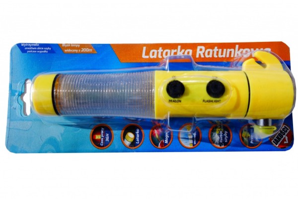 latarka ratunkowa 4w1 - wodoodporna - luksell luksell ratownictwo taktyczne 2