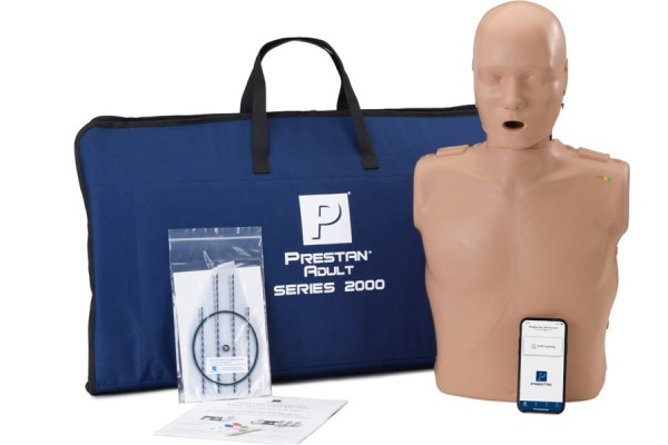 fantom do nauki resuscytacji dorosły prestan 2000 z aplikacją - cpr feedback - cpr-aed-led kat. pp-am-2000-1-ms prestan fantomy do resuscytacji fantomy do pierwszej pomocy 2