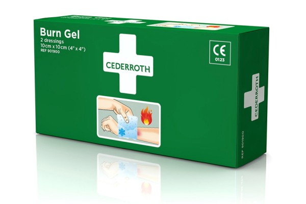 opatrunek hydrożel na oparzenia cederroth burn gel dressing 2 szt. 10x10 cm cederroth opatrunki i żele na oparzenia 8