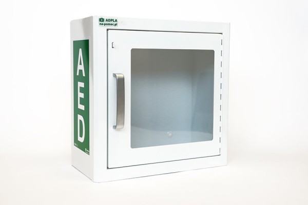 szafka na defibrylator aed metalowa z uchwytem adpla defibrylatory aed i akcesoria do defibrylatorów 2