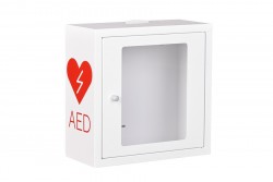 Szafka na defibrylator AED z alarmem dźwiękowym i świetlnym ASB1020