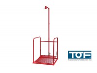 prysznic bezpieczeństwa z oczomyjką na platformie - uruchamiane niezależnie tof 1100/480 tof oczomyjki i prysznice bezpieczeństwa 17