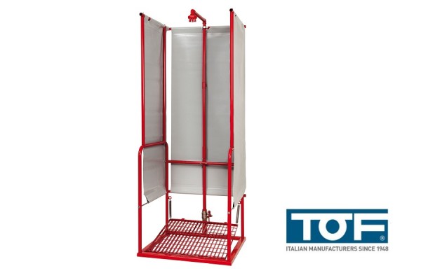 prysznic bezpieczeństwa na platformie z osłonami tof 1100/451 tof oczomyjki i prysznice bezpieczeństwa 2