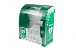 Szafka na defibrylator Aivia 200 podgrzewanie / chłodzenie z alarmem kat. X2A200XXX101