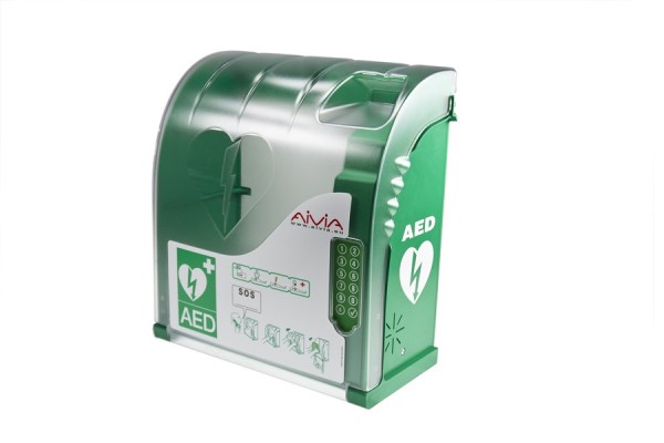 szafka na defibrylator aivia 210 podgrzewanie / chłodzenie z alarmem + kod kat. x2a210-xx100 aivia defibrylatory aed i akcesoria do defibrylatorów 2
