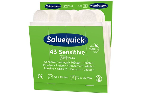 Plastry opatrunkowe do skóry wrażliwej Salvequick Sensitive Cederroth
