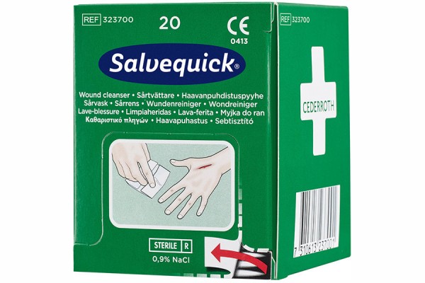 myjka do ran cederroth salvequick 20 sztuk cederroth wkłady uzupełniające wyposażenie apteczek 7