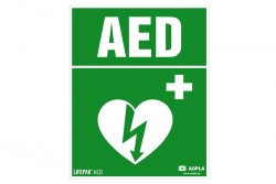 Znak AED LIFEPAK