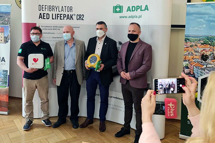 Defibrylator AED LIFEPAK ratuje życie w Złotoryi