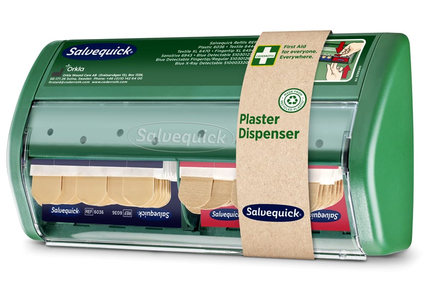 Automat z plastrami opatrunkowymi Cederroth Salvequick Dispenser REF 490700 - obrazek 2