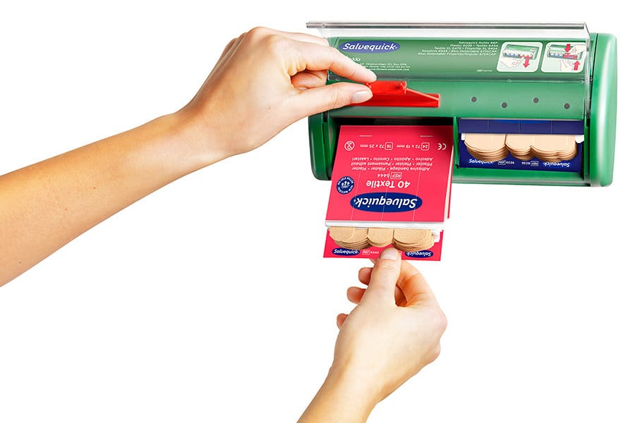 Automat z plastrami opatrunkowymi Cederroth Salvequick Dispenser REF 490700 - obrazek 5