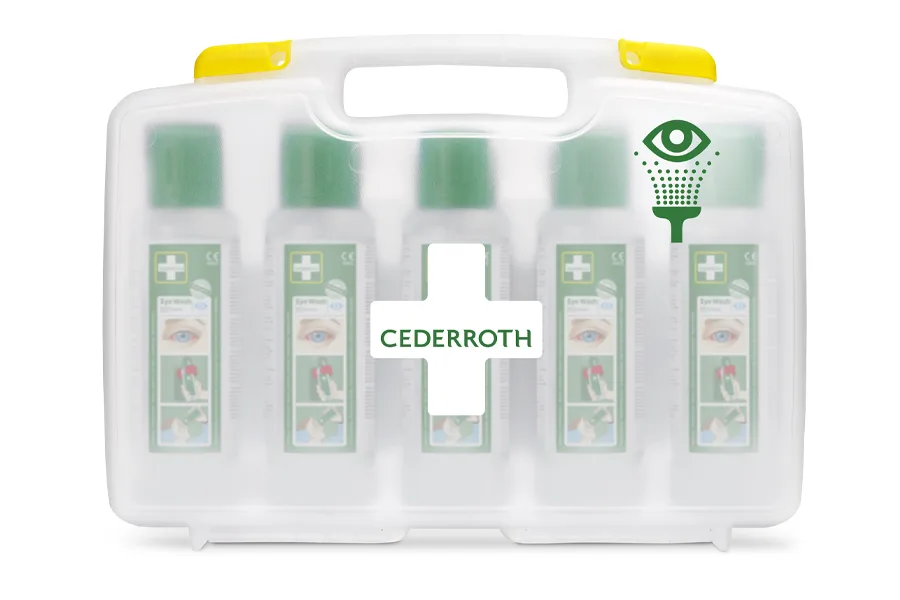 Walizka z płukankami Cederroth Eye Wash 5 x 500 ml REF 51011042 - obrazek 2