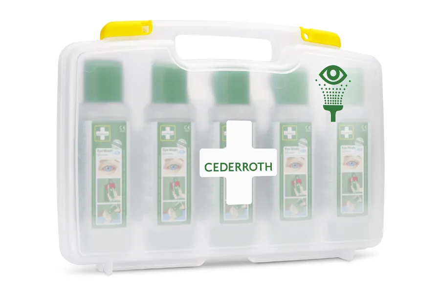 Walizka z płukankami Cederroth Eye Wash 5 x 500 ml REF 51011042 - obrazek 4