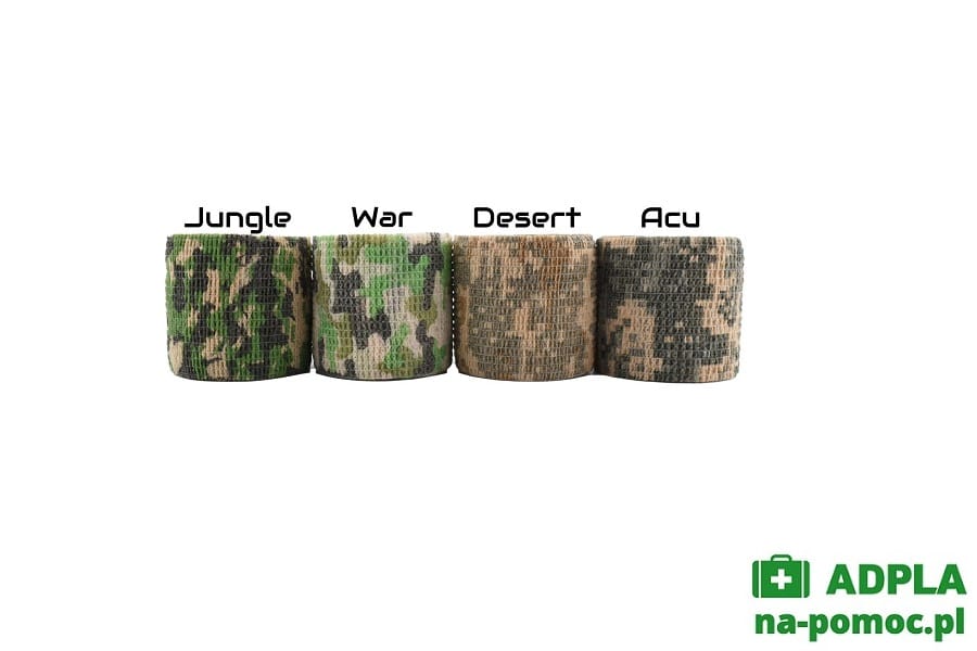 JB Tacticals Elastyczna taśma maskująca moro wojskowa militarna