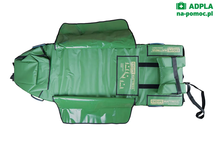 Materac ewakuacyjny składany COMPACT 200 x 68 cm + pokrowiec - obrazek 2